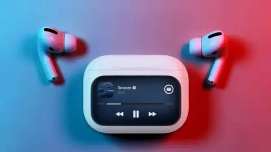 Airpods Pro With Digital Display – Anc And Transparency | Touch Volume Control  Digital Screen  Smooth Display Games | (color White)